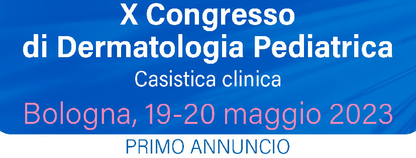Copertina evento X congresso dermatologia pediatrica v1